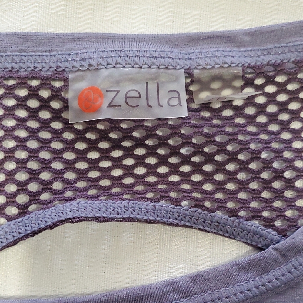 Zella Purple Long Sleeve Fitted athletic top - Picture 5 of 9